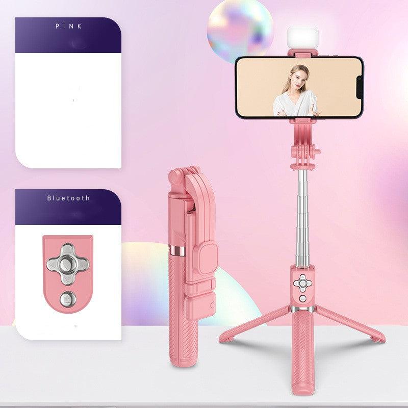 Integrated Selfie Stick Bluetooth Mobile Phone Live Streaming Stand - BUNNY BAZAR