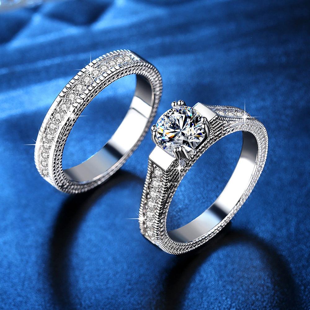 European And American Fashion New Jewelry Amazon Accessories Personality Ring Zircon - BUNNY BAZAR