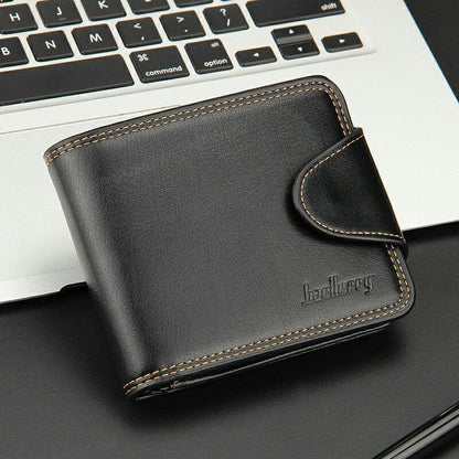 Casual Men's Horizontal Zipper Buckle Wallet - BUNNY BAZAR