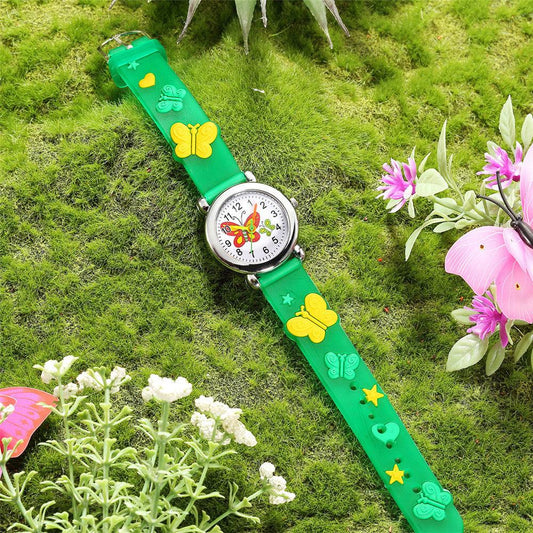 Children's Watch Cute Butterfly Pattern Quartz Watch - BUNNY BAZAR