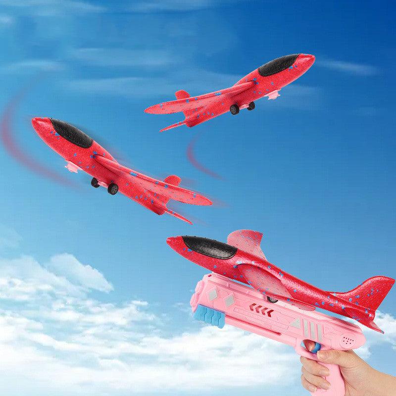 Ejection Foam Airplane Children's Toy Foam Gun - BUNNY BAZAR