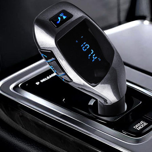 X5 Vehicular Bluetooth MP3 Player Blue Light Button And LED Display - BUNNY BAZAR