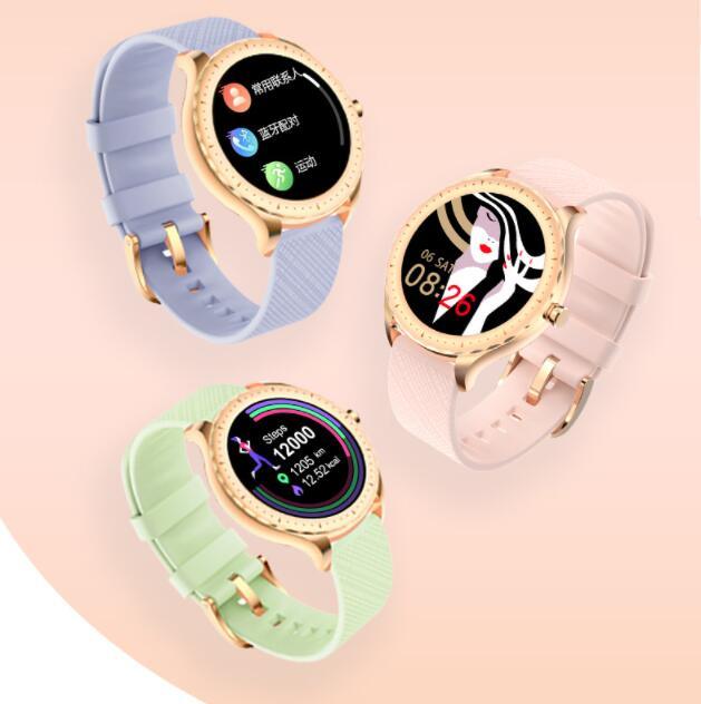 Smart Watch Women's Round Dial Multifunction - BUNNY BAZAR