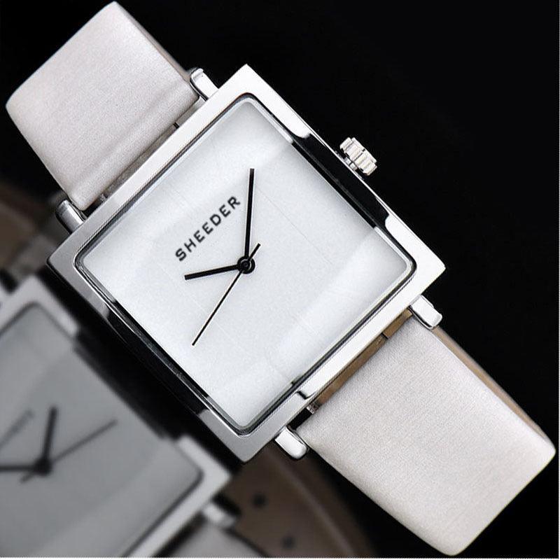 Watch WeChat Internet Celebrity Small Black Watch Retro Women's Quartz Watch Strap Small Square Watch - BUNNY BAZAR