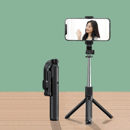 Integrated Selfie Stick Bluetooth Mobile Phone Live Streaming Stand - BUNNY BAZAR