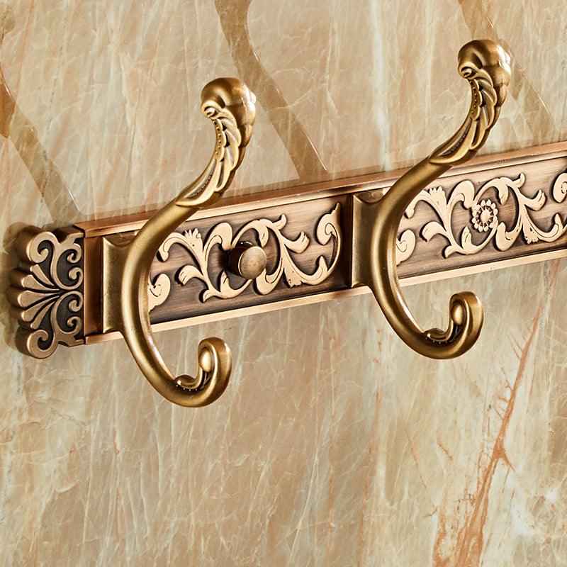 Punch-free Hook Door Behind The Door Hanger Hook Antique Row Hook Hanger Wall Hanging Retro Coat Hook Wall - BUNNY BAZAR