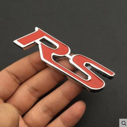 Show off Your Sports Car With Pride With The Car Sticker Sports Car Logo RS Metal - BUNNY BAZAR