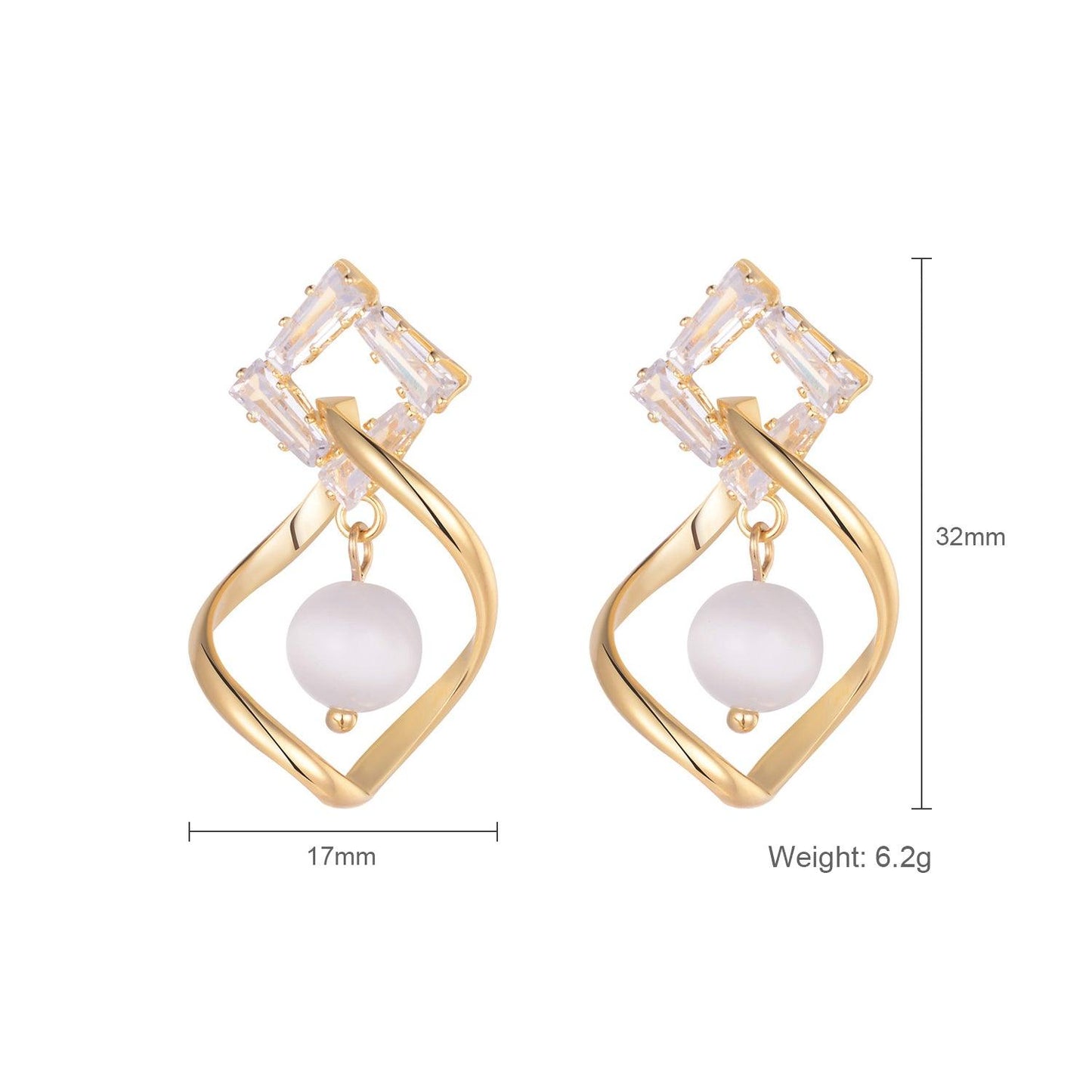 Opal Butterfly Stud Earrings Women - BUNNY BAZAR