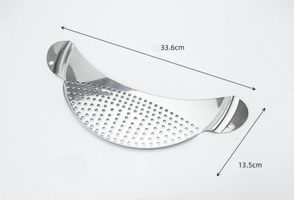 Stainless Steel Moon Shape Drainer Kitchen Tools - BUNNY BAZAR