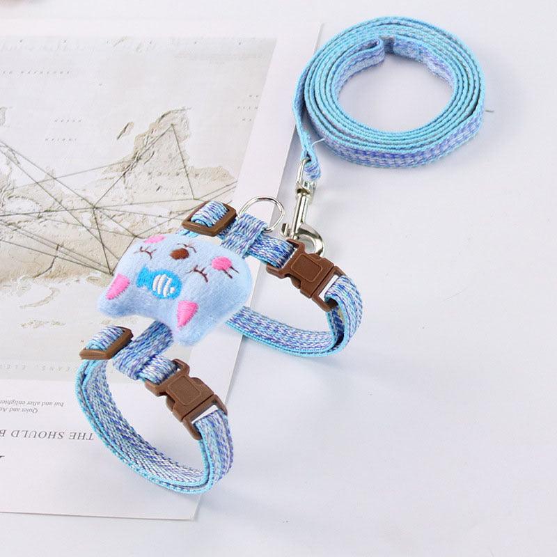 Adjustable Chest Strap For Pet I-shaped Walking Cat - BUNNY BAZAR