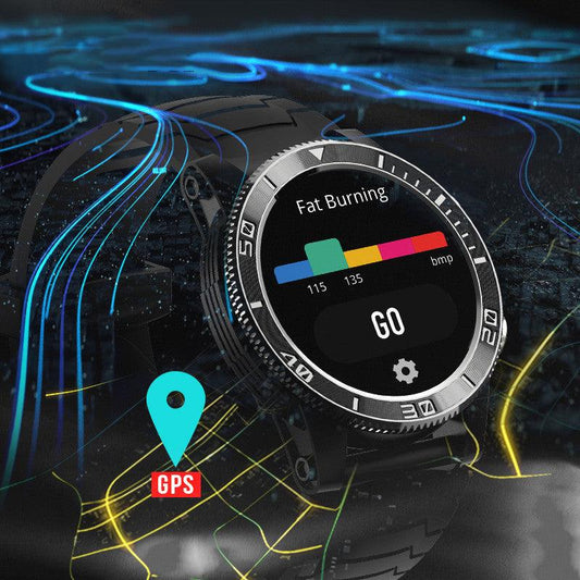 Smart Watch GPS Heart Rate Stress Compass - BUNNY BAZAR